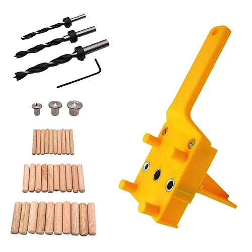 Lurrose 41 Stück Teiliges Set Holzbohrungs Gelber Gerader Bohrungs für Präzise Holzverbindungen für DIY Projekte und Möbelmontage Lurrose 41 Stück Teiliges Set Holzbohrungs Gelber Gerader Bohrungs für Präzise Holzverbindungen für DIY Projekte und Möbelmontage von Lurrose