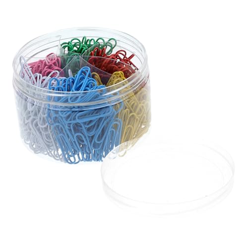 Lurrose 480 Stück Sortierte Bunte Büroklammern Binder-clips Für Die Organisation Von Dokumenten Im Büro in Der Schule Und Zu Hause von Lurrose
