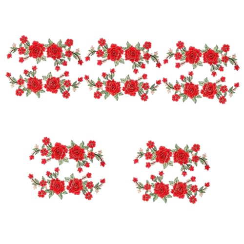 Lurrose 5 Paare Gestickter Spitzenaufnäher graceling gracy ornamente charms embroidery Herstellung Multifunktions-Kleiderflicken Blumen kleine Fellflecken dekorative Fellflecken Polyester Lurrose 5 Paare Gestickter Spitzenaufnäher graceling gracy ornamente charms embroidery Herstellung Multifunktions-Kleiderflicken Blumen kleine Fellflecken dekorative Fellflecken Polyester von Lurrose