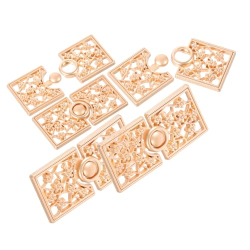 Lurrose 5 Paare für Frauen Kleiderverschluss Schalnadel für Kleidung Kleiderschnallen kleidungsknopf Hanfu Metallknöpfe Chinesische Hanfu-Schnallen aus Metall Vintage -Schalschnalle Lurrose 5 Paare für Frauen Kleiderverschluss Schalnadel für Kleidung Kleiderschnallen kleidungsknopf Hanfu Metallknöpfe Chinesische Hanfu-Schnallen aus Metall Vintage -Schalschnalle von Lurrose