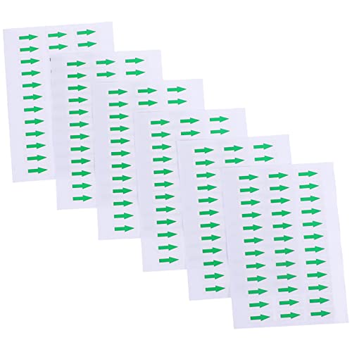 Lurrose 5 Pfeilaufkleber Zur Richtungsanzeige Pfeilmarkierungsaufkleber Symbol Peel-label-aufkleber -warnaufkleber Aufkleber Für Pfeilanzeigegeräte Richtungen Etiketten Uv Klein Green von Lurrose