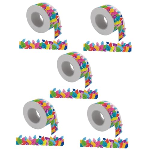 Lurrose 5 Rollen Tafel Blatt-Pinnwand-Rand Aufkleber schwarzes Brett bürodeko büro dekoration aufkleber Festival Pinnwand Grenze auswechselbare Randleiste PVC selbstklebend Lurrose 5 Rollen Tafel Blatt-Pinnwand-Rand Aufkleber schwarzes Brett bürodeko büro dekoration aufkleber Festival Pinnwand Grenze auswechselbare Randleiste PVC selbstklebend von Lurrose