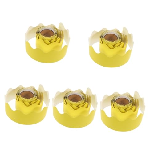 Lurrose 5 Rollen Tafelrand aus dekorativem Papier bürodeko büro dekoration wanddeckoration gelbe trimmen hängend austauschbarer Pinnwandrand für Tafel beschichtetes Papier Yellow Lurrose 5 Rollen Tafelrand aus dekorativem Papier bürodeko büro dekoration wanddeckoration gelbe trimmen hängend austauschbarer Pinnwandrand für Tafel beschichtetes Papier Yellow von Lurrose