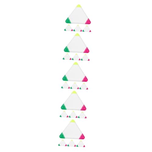 Lurrose 5 Sätze Bunte Fluoreszierende Marker Tragbare Dreieckige Textmarker Für Schule Und Büro Hervorheben Von Informationen Und Notizen 4 Stück * 5 Lurrose 5 Sätze Bunte Fluoreszierende Marker Tragbare Dreieckige Textmarker Für Schule Und Büro Hervorheben Von Informationen Und Notizen 4 Stück * 5 von Lurrose