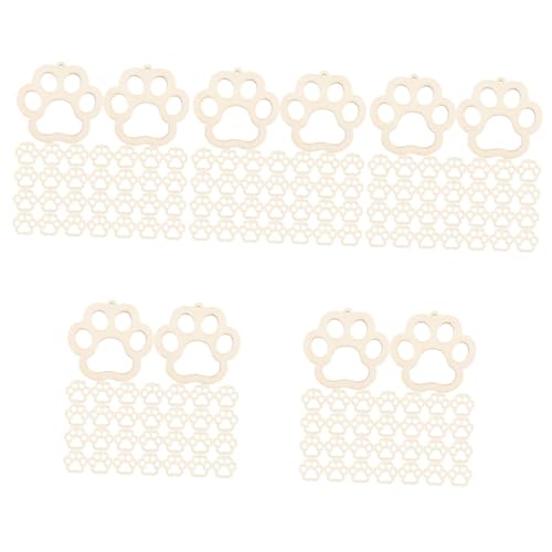 Lurrose 5 Sätze Dekorationen Weihnachtsschmuck Mit Hundepfoten Chip Scheiben Farbig Schüttgut Groß Party Retro Streifen Bellen Hängend Für Schmücken Diy -handwerk Hanfseil 30 Stück * 5 von Lurrose