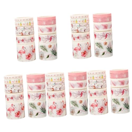 Lurrose 5 Sätze Dekorband Scrapbooking Tape Flamingos Dekorativ Klebeband Für Scrapbooking Party Washi Tape Kawaii Künstlerband Geschenkband Buchband Japanisches Papier Rosa 10 Rollen * 5 Lurrose 5 Sätze Dekorband Scrapbooking Tape Flamingos Dekorativ Klebeband Für Scrapbooking Party Washi Tape Kawaii Künstlerband Geschenkband Buchband Japanisches Papier Rosa 10 Rollen * 5 von Lurrose