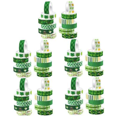 Lurrose 5 Sätze Diy-bänder The Washi Tape Classroom Decorations Papierbasteln Blumen- Gemustert Dekoration Scrapbooking Vintage Washi-papierbänder Klebebänder Washi-tape 12 Rollen * 5 von Lurrose