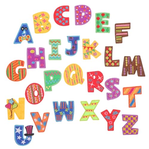 Lurrose 5 Sätze Gestickter Stoffaufnäher Buchstabenflecken Gestickte Aufnäher Kleidung Kleine Buchstabenaufnäher College-buchstaben-patches Flicken Nähen Der Patch Polyester 26 Stücke * 5 Lurrose 5 Sätze Gestickter Stoffaufnäher Buchstabenflecken Gestickte Aufnäher Kleidung Kleine Buchstabenaufnäher College-buchstaben-patches Flicken Nähen Der Patch Polyester 26 Stücke * 5 von Lurrose