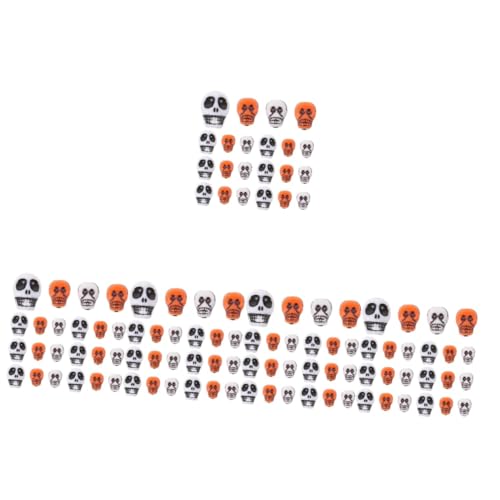 Lurrose 5 Sätze Halloween-perlenarmband-zubehör Halloween-schädel- Skelett Perlen -abstandsperle Perlen Armband Totenkopfanhänger Für Armbänder Polymer-ton 150 Stück * 5 Lurrose 5 Sätze Halloween-perlenarmband-zubehör Halloween-schädel- Skelett Perlen -abstandsperle Perlen Armband Totenkopfanhänger Für Armbänder Polymer-ton 150 Stück * 5 von Lurrose