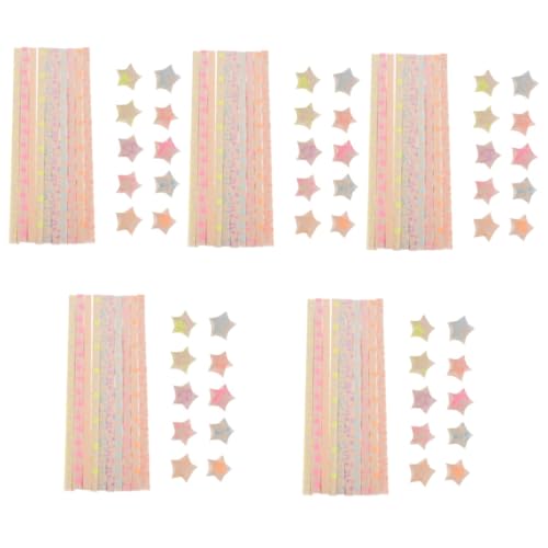 Lurrose 5 Sätze Kleines Origami-papier Farbiges Origami-papier Papierstreifen Mit Origami-sternen Origami-sternpapierstreifen Streifen Aus Papiersternen Sternenpapier 180 Stück * 5 Lurrose 5 Sätze Kleines Origami-papier Farbiges Origami-papier Papierstreifen Mit Origami-sternen Origami-sternpapierstreifen Streifen Aus Papiersternen Sternenpapier 180 Stück * 5 von Lurrose