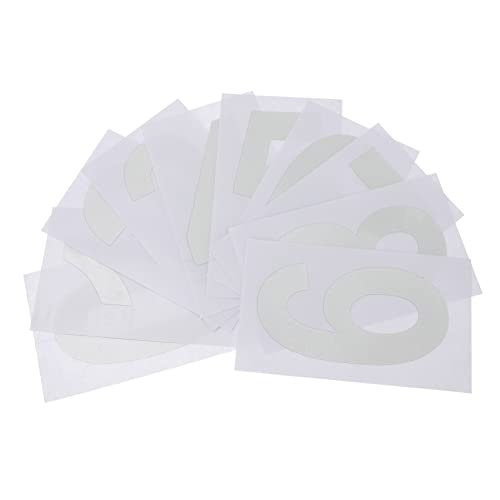 Lurrose 5 Sätze Reflektierende Nummernaufkleber Außen Modern Post Adressnummer Zahlen Für Briefkasten Mailboxnummern Mailbox-nummern-aufkleber Adressschild Vinyl Weiß von Lurrose