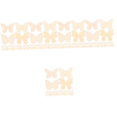 Lurrose 5 Sätze Schmetterlinge Zum Basteln Schmetterlingsverzierungen Schmetterling Handwerk Schmetterlingshandwerk Schmetterlingsausschnitte Diy Handwerk Hängende Dekore Holz 48 Stück * 5 von Lurrose