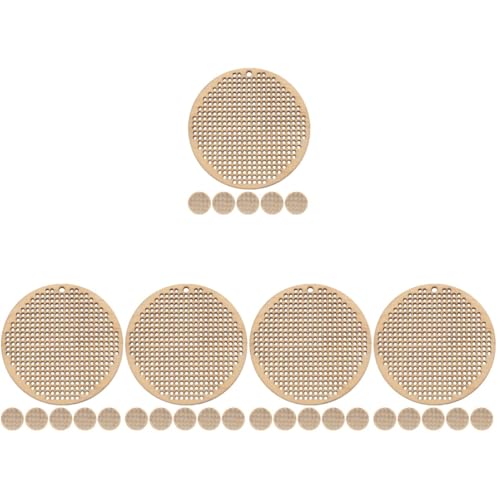 Lurrose 5 Sätze Teiliges Kreuzstich Holzchips Für Diy Projekte Runde Holzanhänger Für Schmuck Basteln Dekoration Und Persönliche 6 Stücke * 5 Lurrose 5 Sätze Teiliges Kreuzstich Holzchips Für Diy Projekte Runde Holzanhänger Für Schmuck Basteln Dekoration Und Persönliche 6 Stücke * 5 von Lurrose