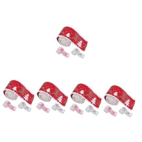 Lurrose 5 Sätze Weihnachtsdekorationsband Urlaub Sortiert Bänder Zum Verpacken Farben Fell Ribbon Bandfeile Geschenktasche Weihnachtsbaumdeko Wickelband Diy Bastelbedarf Stoff 3 Rollen * 5 Lurrose 5 Sätze Weihnachtsdekorationsband Urlaub Sortiert Bänder Zum Verpacken Farben Fell Ribbon Bandfeile Geschenktasche Weihnachtsbaumdeko Wickelband Diy Bastelbedarf Stoff 3 Rollen * 5 von Lurrose