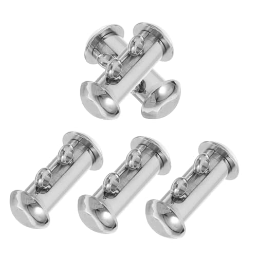 Lurrose 5 Stück Edelstahl Doppelreihige Schmuckverschlüsse für Halsketten und Armbänder Robuster Mehrschicht-connector für Sicheren Halt Vielseitiger DIY Schmuckverbinder für Modische Lurrose 5 Stück Edelstahl Doppelreihige Schmuckverschlüsse für Halsketten und Armbänder Robuster Mehrschicht-connector für Sicheren Halt Vielseitiger DIY Schmuckverbinder für Modische von Lurrose