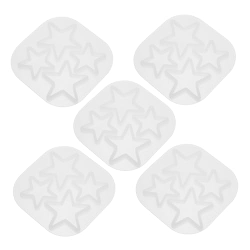 Lurrose 5 Stück Teiliges Stern silikon formset für Schmuckherstellung Flexible Langlebige Gießformen aus Lebensmittelechtem Silikon Fünfzackige Sternform für Resin DIY bastelprojekte und Lurrose 5 Stück Teiliges Stern silikon formset für Schmuckherstellung Flexible Langlebige Gießformen aus Lebensmittelechtem Silikon Fünfzackige Sternform für Resin DIY bastelprojekte und von Lurrose