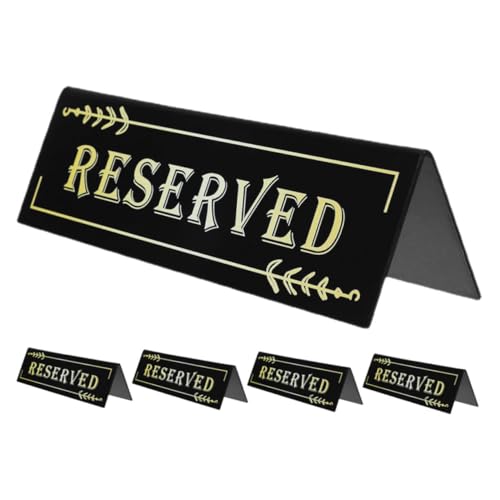 Lurrose 5 Stück Teiliges V Förmiges Acryl Reserviert Tischschild Doppelseitig Bedruckt Klare Sichtbarkeit Stabile für Hochzeiten Restaurants Geburtstagsfeiern und Veranstaltungsstühle Lurrose 5 Stück Teiliges V Förmiges Acryl Reserviert Tischschild Doppelseitig Bedruckt Klare Sichtbarkeit Stabile für Hochzeiten Restaurants Geburtstagsfeiern und Veranstaltungsstühle von Lurrose