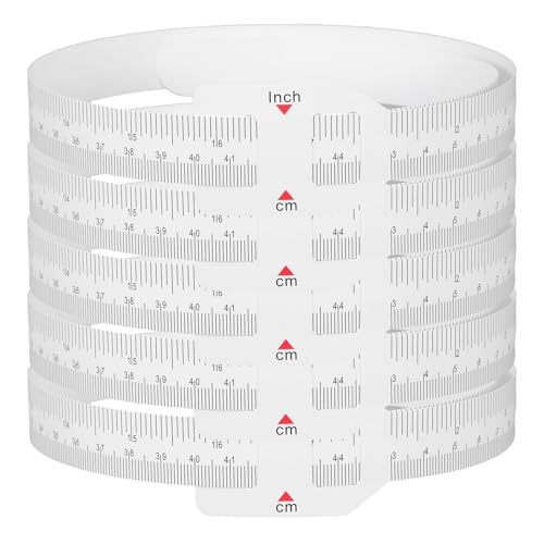 Lurrose 5-teiliges Maßband für den Kopfumfang von Babys: Multifunktionales Messgerät – 60 cm langes Lineal für den Kopfumfang von Babys für genaue Messungen Lurrose 5-teiliges Maßband für den Kopfumfang von Babys: Multifunktionales Messgerät – 60 cm langes Lineal für den Kopfumfang von Babys für genaue Messungen von Lurrose