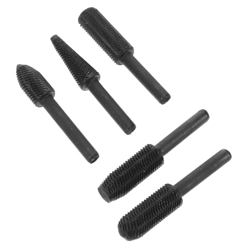 Lurrose 5-teiliges Schnitzraspel-set Mit Rotierenden Fräsern: Stahlfeilen-set – Bohraufsatz – Zubehör Für Rotationswerkzeuge Zum Entgraten, Formen Und Schleifen Von Holz Und Kunststoff Lurrose 5-teiliges Schnitzraspel-set Mit Rotierenden Fräsern: Stahlfeilen-set – Bohraufsatz – Zubehör Für Rotationswerkzeuge Zum Entgraten, Formen Und Schleifen Von Holz Und Kunststoff von Lurrose