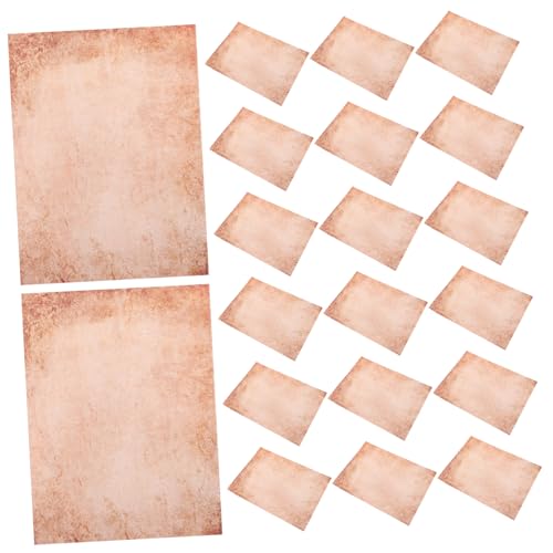 Lurrose 50 Blatt Vintage Briefpapier Papier im Briefformat Journalpapier Pergamentpapier dekoratives Druckerpapier Schreibbriefpapier Vintage Letter Paper Junk-Journal-Papier Kaffee Lurrose 50 Blatt Vintage Briefpapier Papier im Briefformat Journalpapier Pergamentpapier dekoratives Druckerpapier Schreibbriefpapier Vintage Letter Paper Junk-Journal-Papier Kaffee von Lurrose