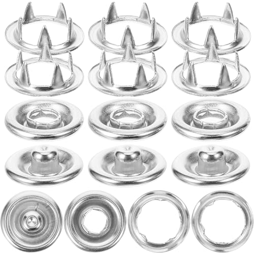 Lurrose Verschiedene 50-teilige Druckknöpfe Zum Nähen Von Anzugknöpfen Für Damen Druckknöpfe Ohne Nähen Für Kleidung Lurrose Verschiedene 50-teilige Druckknöpfe Zum Nähen Von Anzugknöpfen Für Damen Druckknöpfe Ohne Nähen Für Kleidung von Lurrose