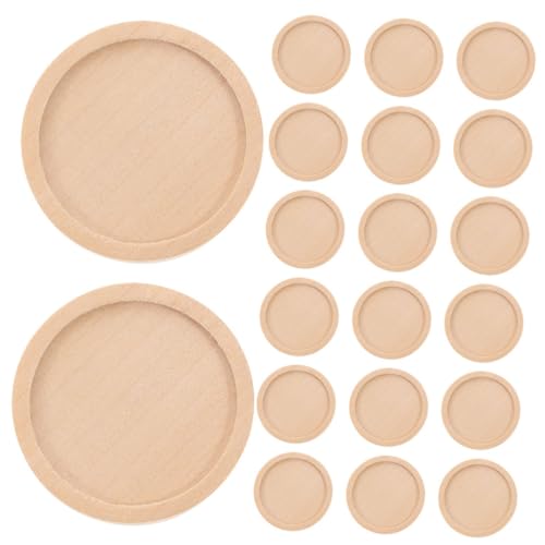 Lurrose 50 Stück BOD -Holzfarbe unter Bodenhalter Schlüsselanhänger Tablett Schmuckschale Holz Schmuckzubehör Holz Anhänger Fotoeinstellungsfach runde Lünette Tabletts Khaki Lurrose 50 Stück BOD -Holzfarbe unter Bodenhalter Schlüsselanhänger Tablett Schmuckschale Holz Schmuckzubehör Holz Anhänger Fotoeinstellungsfach runde Lünette Tabletts Khaki von Lurrose
