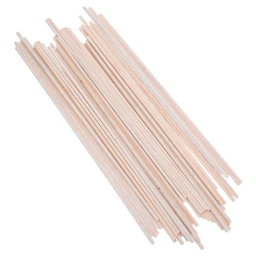 Lurrose 50 Stück Balsaholzstäbe Quadratisch Leichte Natürliche Holzleisten für Bastelprojekte Diy Modellbau Kreative Holzstäbe zum Schneiden Schleifen und Gestalten Beige Lurrose 50 Stück Balsaholzstäbe Quadratisch Leichte Natürliche Holzleisten für Bastelprojekte Diy Modellbau Kreative Holzstäbe zum Schneiden Schleifen und Gestalten Beige von Lurrose