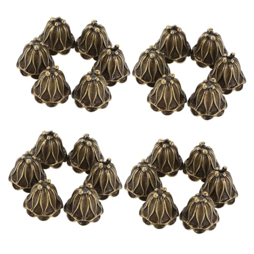 Lurrose 50 Stück Blütenförmige Schmuck Spacer Caps für Armbänder Halsketten Ohrringe Dekorative Endkappen für DIY Schmuckherstellung Lurrose 50 Stück Blütenförmige Schmuck Spacer Caps für Armbänder Halsketten Ohrringe Dekorative Endkappen für DIY Schmuckherstellung von Lurrose