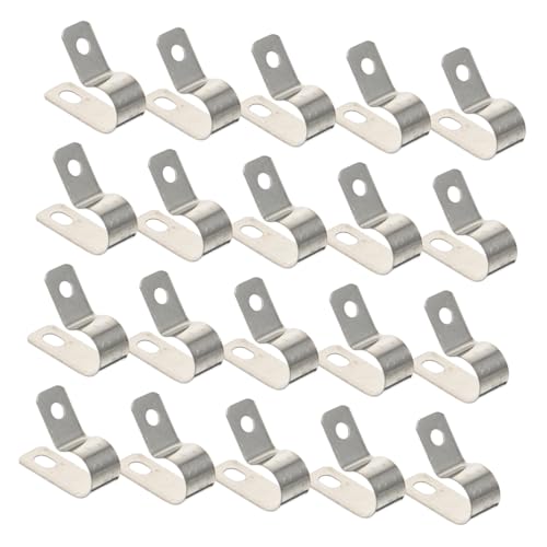 Lurrose 50 Stück Drahtklemme Kabelbefestigung Kabelbinder Kabelorganisation Kabelhalterung Kabelsicherung Clips Kabelklemmen Drahtklammern Kabel kleine Klemme Rostfreier Stahl Silver Lurrose 50 Stück Drahtklemme Kabelbefestigung Kabelbinder Kabelorganisation Kabelhalterung Kabelsicherung Clips Kabelklemmen Drahtklammern Kabel kleine Klemme Rostfreier Stahl Silver von Lurrose