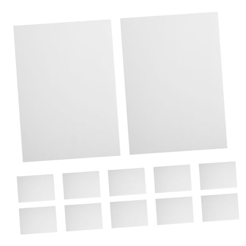 Lurrose 50 Stück Drucken Etikettenaufkleber Abnehmbare Aufkleber Aufkleberetiketten für Drucker Binorganisation DIY-Etiketten Drucken von Etiketten für Drucker Etikett -Tag Papier Weiß von Lurrose