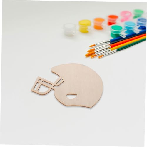 Lurrose 50 Stück Holz Football Helm Ausschnitte Glatte Unlackierte Holzscheiben für DIY Bastelprojekte Sportliches Design für Malen Partydeko und Handwerksarbeiten Lurrose 50 Stück Holz Football Helm Ausschnitte Glatte Unlackierte Holzscheiben für DIY Bastelprojekte Sportliches Design für Malen Partydeko und Handwerksarbeiten von Lurrose