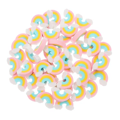 Lurrose 50 Stück Kawaii Mini Regenbogen Radiergummis Lustige Schulbedarf Weiche Tpr Radiergummis für Vielseitige Schreibwaren für Schule und Büro für Kunst und Zeichnung von Lurrose
