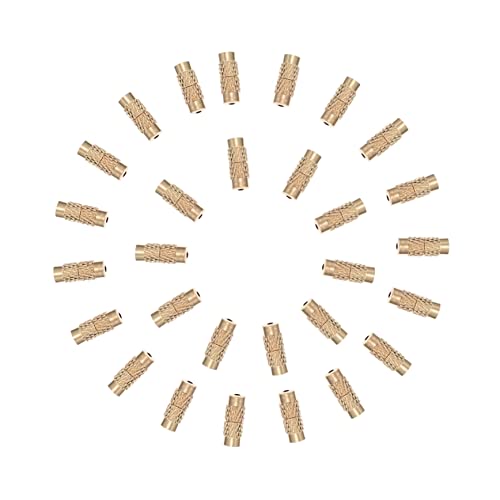 Lurrose 50 Stück Kupfer Schraubverschlüsse für Armbänder und Endkappen für Schmuckdesign Einfach zu Bedienen für Diy Projekte Goldfarbig pro Packung von Lurrose