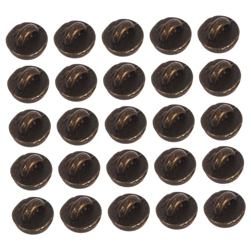 Lurrose 50 Stück Mini Metallknöpfe Pilzform Halbkuppel Schaftknöpfe für Puppenkleidung DIY Nähprojekte Blazer Knöpfe Vielseitig für Handarbeiten und Stofftiere Lurrose 50 Stück Mini Metallknöpfe Pilzform Halbkuppel Schaftknöpfe für Puppenkleidung DIY Nähprojekte Blazer Knöpfe Vielseitig für Handarbeiten und Stofftiere von Lurrose