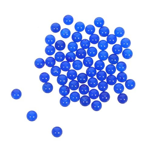 Lurrose 50 Stück Natürliche Lapis Lazuli Runde Schmuckperlen Blau Poliert Für DIY Armbänder Halsketten Schmuckherstellung Handwerk Dekoration von Lurrose