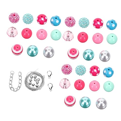 Lurrose 50 Stück Perlen bastelzeug beads kügelchen Geschenkidee schmuckherstellung Rocailles Lieferungen sortiert Armbandzubehör DIY Girlande Perle DIY liefert Abstandsperle Plastik Lurrose 50 Stück Perlen bastelzeug beads kügelchen Geschenkidee schmuckherstellung Rocailles Lieferungen sortiert Armbandzubehör DIY Girlande Perle DIY liefert Abstandsperle Plastik von Lurrose