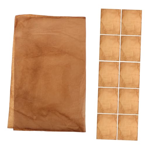 Lurrose 50 Stück Semirohes Xuan reispapier Handgefertigt mit Traditioneller Chinesischer Technik Antikes Yanpi papier mit Pflanzlich Gefärbter Oberfläche Gleichmäßige Tuscheaufnahme für von Lurrose