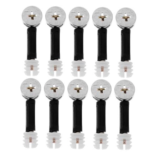 Lurrose 50 Stück Steckverschluss Möbelanschlussschrauben Reparatur Von Möbelbeschlägen Verbindungsset Für Metallmöbel Dübelschrauben Hardware-montage Möbelnocken Möbeldübel Schwarz Eisen Lurrose 50 Stück Steckverschluss Möbelanschlussschrauben Reparatur Von Möbelbeschlägen Verbindungsset Für Metallmöbel Dübelschrauben Hardware-montage Möbelnocken Möbeldübel Schwarz Eisen von Lurrose