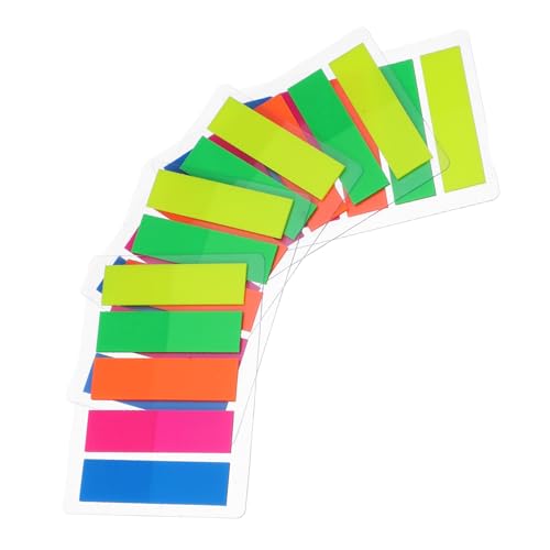 Lurrose 500 Stück Bunte Haftnotizen Selbstklebende Notizblöcke Notizblock Süß Haftnotizblöcke Seitenmarkierungen Kleben Seite Klebrige Registerkarten Sticky-note-pads Süß Memo Note Papier von Lurrose