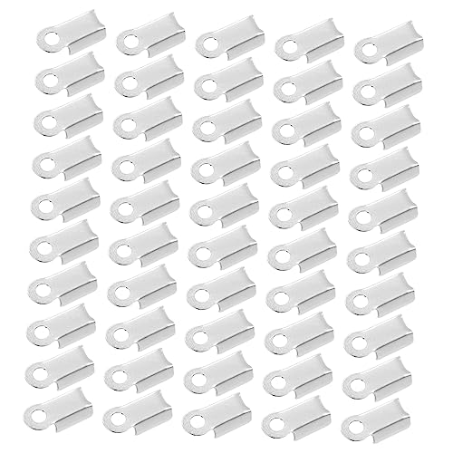 Lurrose 500 Stück Glatte Quadratische Clips Für Halskettenseilenden Crimps Aus Edelstahl Zur Schmuckherstellung Zum Anbringen Lurrose 500 Stück Glatte Quadratische Clips Für Halskettenseilenden Crimps Aus Edelstahl Zur Schmuckherstellung Zum Anbringen von Lurrose