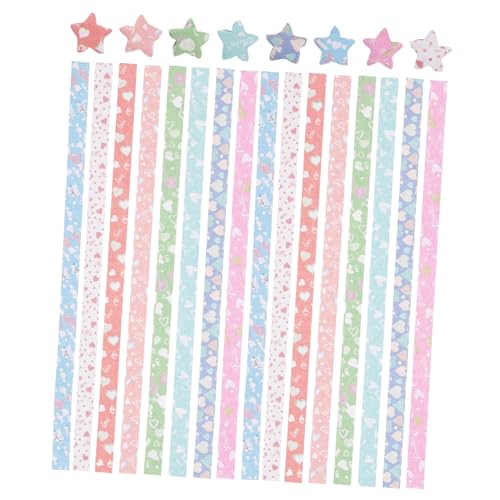 Lurrose 540 Stück Liebe Origami Notiz Sternpapierstreifen zum Selbermachen Doppelseitiges Origami-Papier Hochzeits-Origami-Papier Stern-Kartonpapier Origami-Papierstreifen Stern-Origami Lurrose 540 Stück Liebe Origami Notiz Sternpapierstreifen zum Selbermachen Doppelseitiges Origami-Papier Hochzeits-Origami-Papier Stern-Kartonpapier Origami-Papierstreifen Stern-Origami von Lurrose