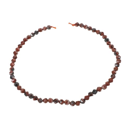 Lurrose 58 Stück Teiliges Facettierte Natürliche Stein Rhombus Spacer Perlen mit Lose Schmuckperlen für Diy Armbänder Halsketten Bastelprojekte mit Einzigartigen Mustern von Lurrose