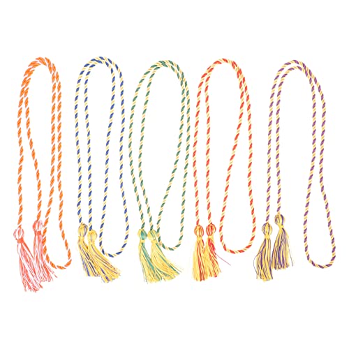 Lurrose 5St Abschluss-Ehrenseil Abschlussfeier Tassel Junggesellenmütze Stirnband schwarze Graduierungskappe und -kleid Abschlusskappen Quaste graduiertenzeremonie quasten Polyester Lurrose 5St Abschluss-Ehrenseil Abschlussfeier Tassel Junggesellenmütze Stirnband schwarze Graduierungskappe und -kleid Abschlusskappen Quaste graduiertenzeremonie quasten Polyester von Lurrose