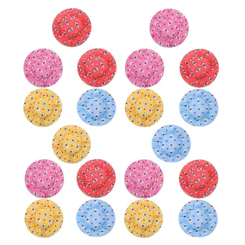 Lurrose Set Mit 20 Mini-bastelhüten Jeweils 5 Farben Für Puppendekorationen Partyzubehör Und Miniatur-partyhüte Lurrose Set Mit 20 Mini-bastelhüten Jeweils 5 Farben Für Puppendekorationen Partyzubehör Und Miniatur-partyhüte von Lurrose