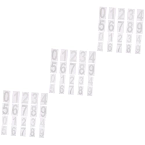 Lurrose 6 Sätze Reflektierende Briefkastenaufkleber Große Zahlenaufkleber für Außen und Fade Resistent für Mailbox Hausnummern und Bürozeichen Lurrose 6 Sätze Reflektierende Briefkastenaufkleber Große Zahlenaufkleber für Außen und Fade Resistent für Mailbox Hausnummern und Bürozeichen von Lurrose