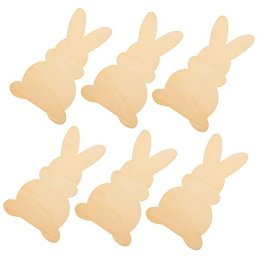 Lurrose 6 Stück Holzspäne in Hasenform geschenkideen für ostern geschenkideen ostern Holzhandwerk Osterdeko basteln beflockter Osterhase Hasenfiguren Osterscheiben holzschnitte ostern Lurrose 6 Stück Holzspäne in Hasenform geschenkideen für ostern geschenkideen ostern Holzhandwerk Osterdeko basteln beflockter Osterhase Hasenfiguren Osterscheiben holzschnitte ostern von Lurrose