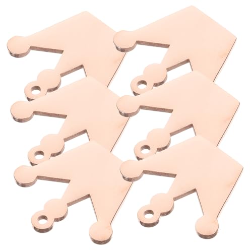 Lurrose 6 Stück Kronen Anhänger Hunde -tag -anhänger Welpen-namensschild Süße Hundemarke Hundemarken-rohlinge Hunde-id-tags Marken Für Hunde Kleine Erkennungsmarken Rose Gold Metall Lurrose 6 Stück Kronen Anhänger Hunde -tag -anhänger Welpen-namensschild Süße Hundemarke Hundemarken-rohlinge Hunde-id-tags Marken Für Hunde Kleine Erkennungsmarken Rose Gold Metall von Lurrose
