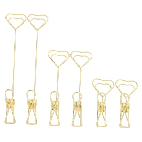Lurrose 6 Stück Memorandum -halter Kartenhalter Stehen Kartenpräsentationsclip Notizzettelhalter Memo-clip-halterständer Inhaber Einer Partykarte Memo -halter Stahldraht Golden Lurrose 6 Stück Memorandum -halter Kartenhalter Stehen Kartenpräsentationsclip Notizzettelhalter Memo-clip-halterständer Inhaber Einer Partykarte Memo -halter Stahldraht Golden von Lurrose
