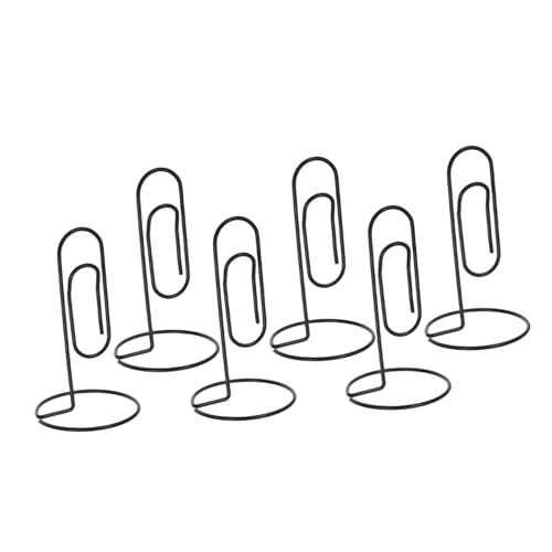 Lurrose 6 Stück Metall Memo Halter mit Sockel Platzkartenhalter Vertikaler Notizständer Foto Namenskartenhalter für Büro Restaurant und Veranstaltungsdekoration Lurrose 6 Stück Metall Memo Halter mit Sockel Platzkartenhalter Vertikaler Notizständer Foto Namenskartenhalter für Büro Restaurant und Veranstaltungsdekoration von Lurrose