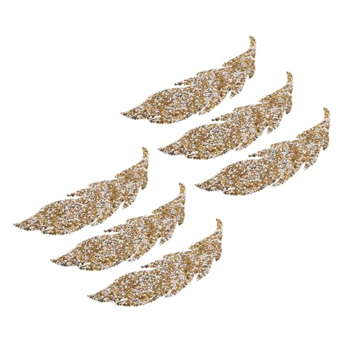Lurrose 6 Stück Strass Bügelbilder Hotfix Patches Stilvolle Applikationen zum Aufbügeln Sichere Haftung Vielseitig für Kleidung Leder Kunststoff DIY Dekoration Shirts Jacken Schuhe von Lurrose